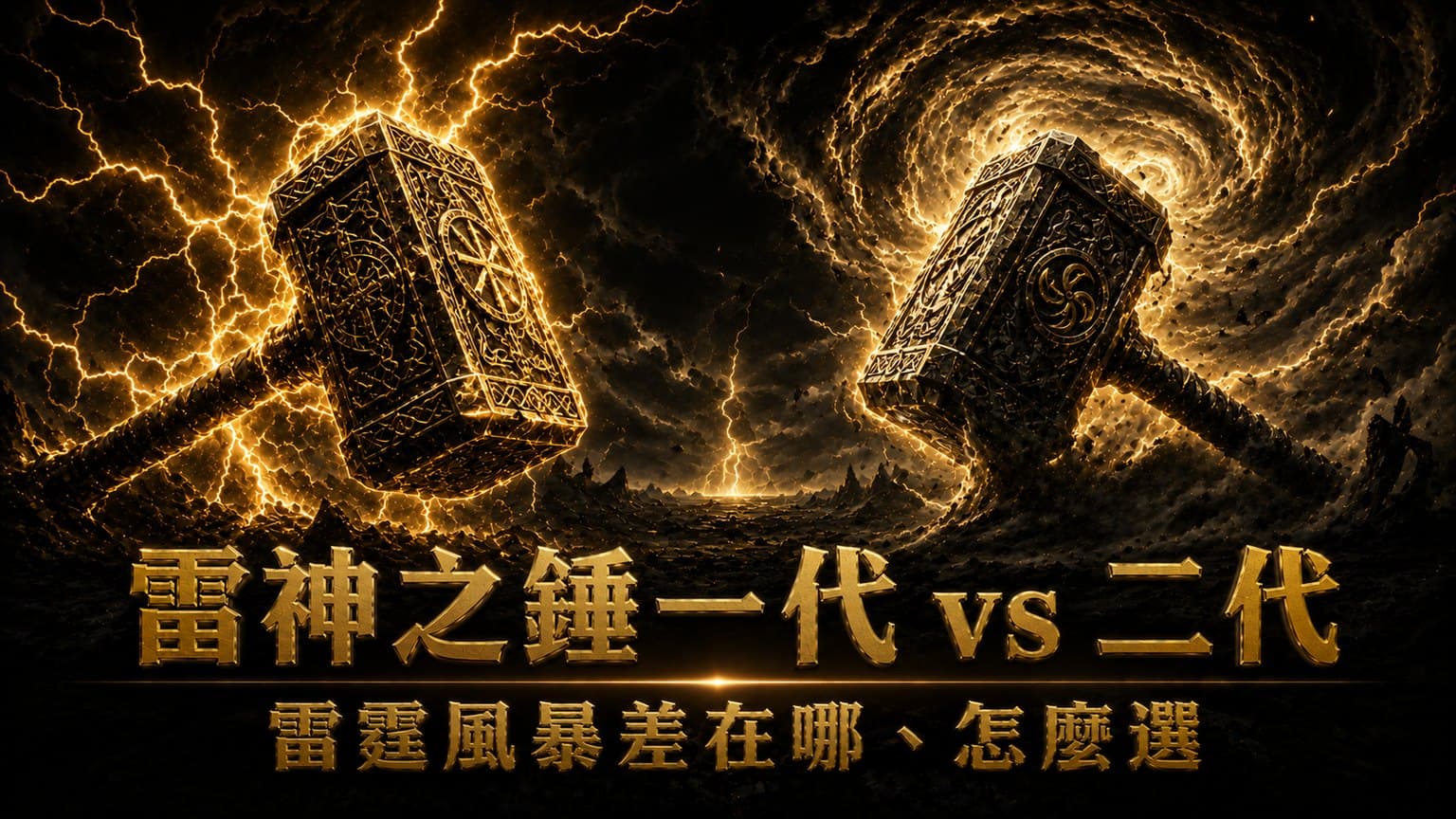 雷神之錘一代 vs 二代雷霆風暴:差在哪、怎麼選