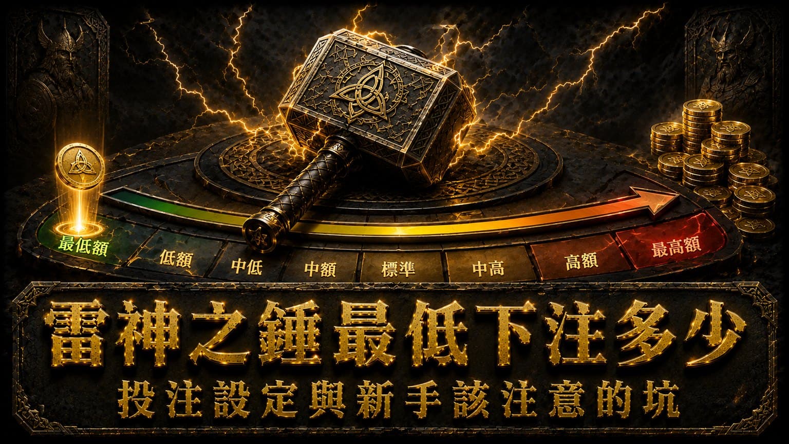 雷神之錘最低下注多少?投注設定、20 分全盤倍數與新手該注意的坑