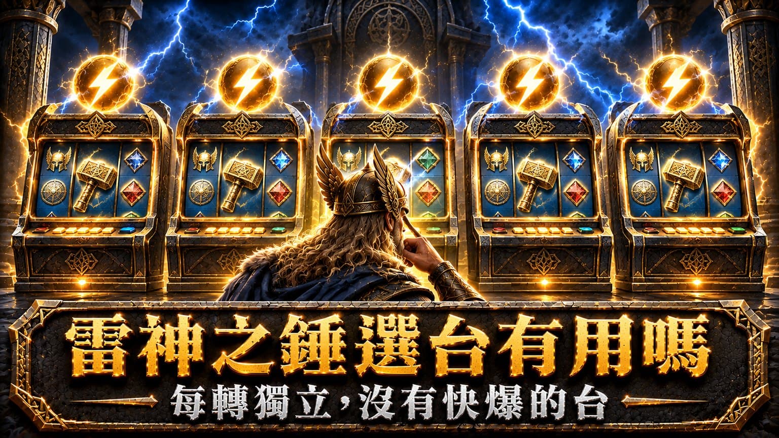 雷神之錘選台有用嗎?每轉獨立的真相,跟選台唯一有意義的用法